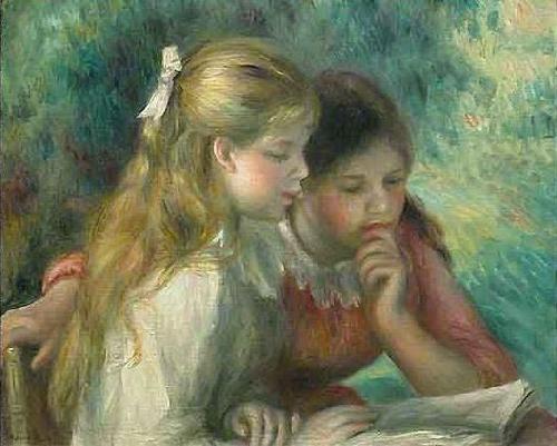 Pierre-Auguste Renoir La Lecture Sweden oil painting art